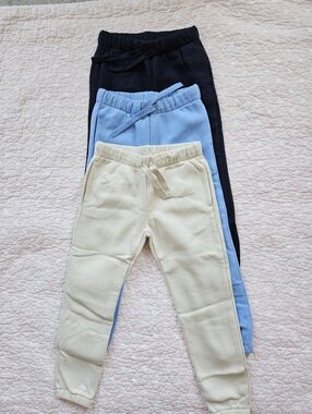 NWOT H&M Bundle Sweatpants 5T 5 Toddler Blue Gender Neutral Boy Girl Joggers